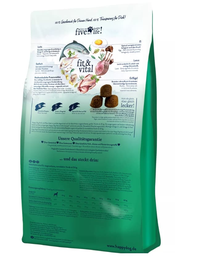 Каталог Сухой корм для собак HAPPY DOG Supreme Fit&Well Maxi Adult для собак