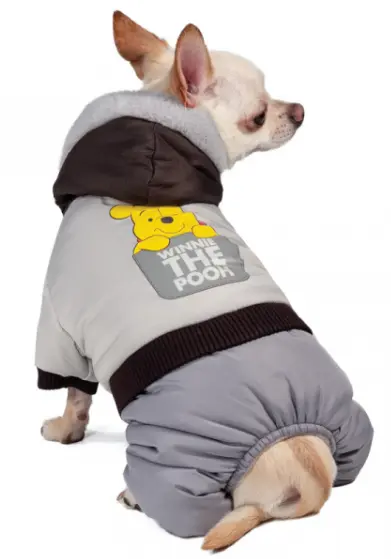 Зимний комбинезон для собак Disney Winnie the Pooh Grey