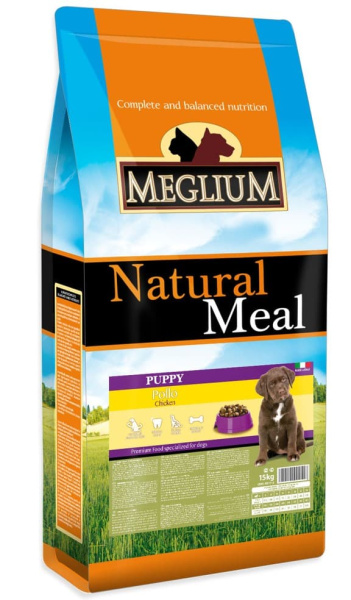 Еда для щенков Сухой корм для щенков Meglium Puppy (курица, говядина) 