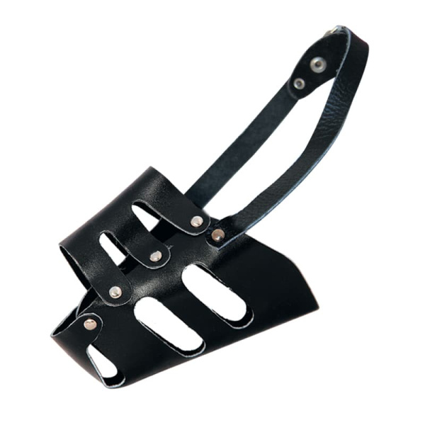 фото Намордник кожаный цельнокройный №3 150*70*130 мм (11532014)