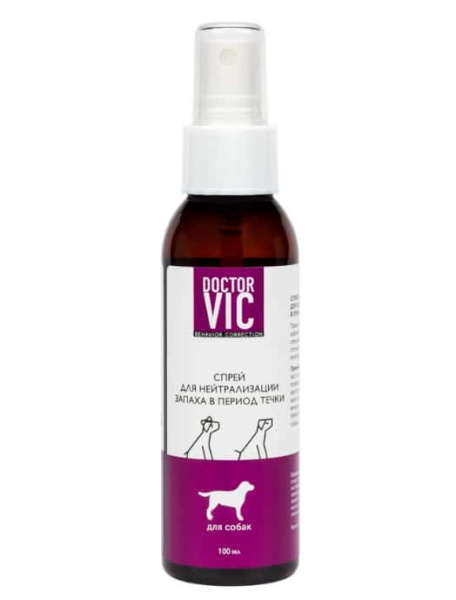 Спрей для нейтрализации запаха в период течки "Doctor VIC"