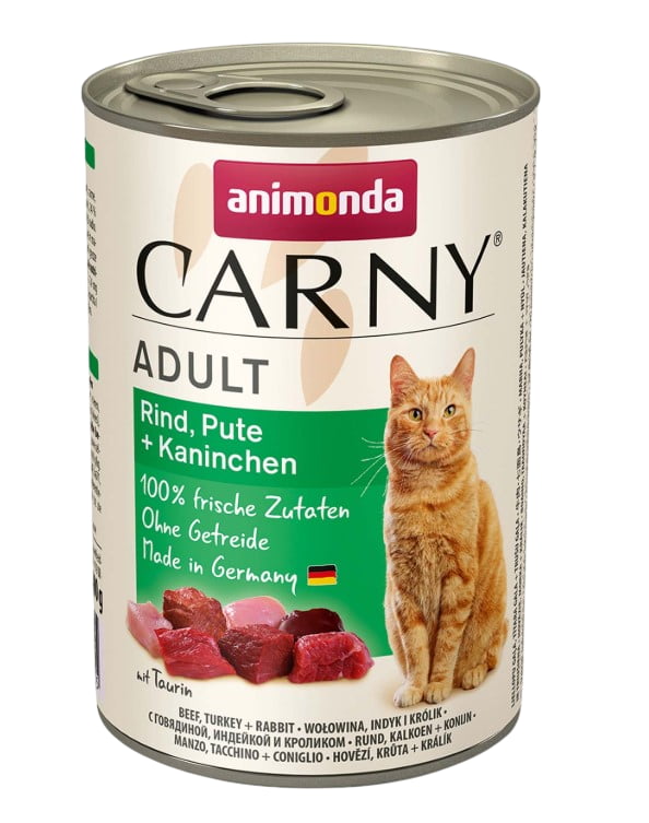 влажный корм для кошек Animonda CARNY Adult (индейка, кролик)
