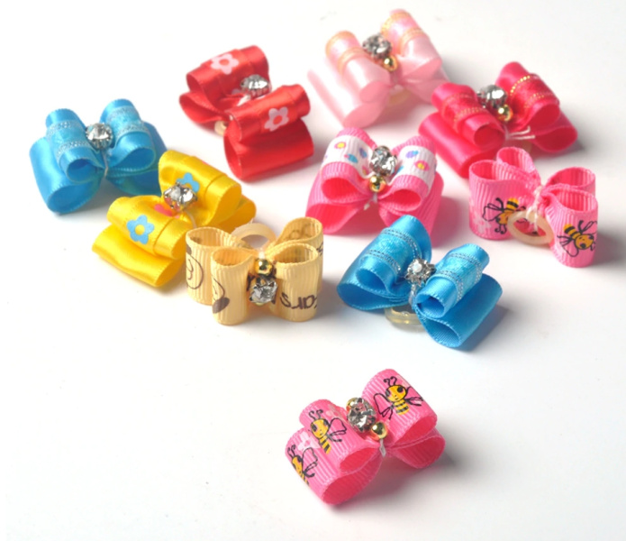 Бантики для длинношерстных собак "Тутти"