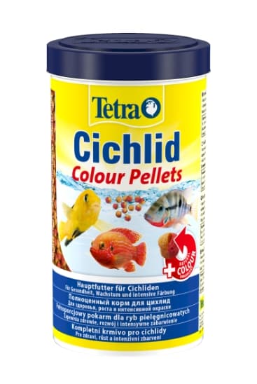 Корм для любых видов цихлид Tetra Cichlid Colour