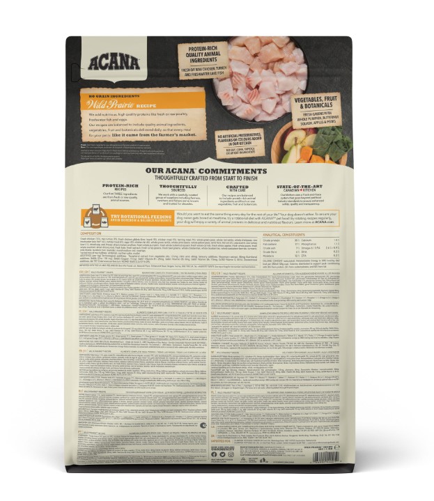 Еда для собак Сухой корм для собак ACANA WILD PRAIRIE Dog (курица)