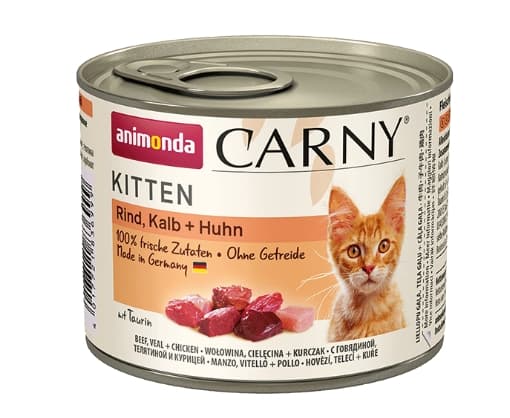 Влажный корм Animonda CARNY Kitten телятина, курица