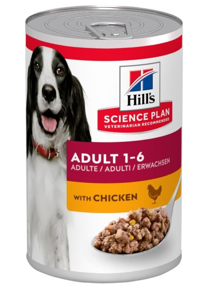 Каталог Консервы для собак Hill's Science Plan Adult (курица) для собак