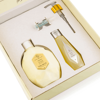 ISB The Best line Набор Orion кондиционер для средней шерсти 500 мл, шампунь 120 мл + парфюм 2 мл