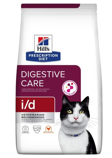 Пища для кошек профилактика заболеваний ЖКТ Hill's Prescription Diet i/d Digestive Care (курица)
