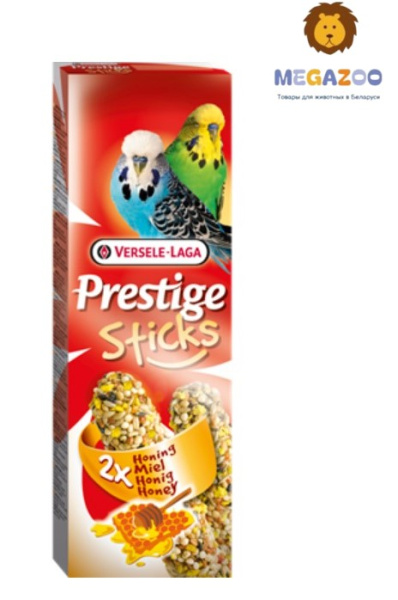 Дополнительное питание для волнистых попугаев с семенами и медом Prestige Sticks