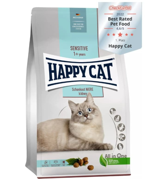 Сухой корм для кошек Happy Cat Sensitive Schonkost Niere (птица)