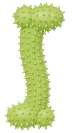 Игрушка для собак из ц/литой резины TRIOL "Кость шипованная"