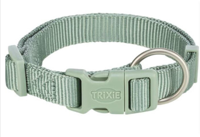 Ошейник для собак TRIXIE Premium Collar (серо-зеленый)