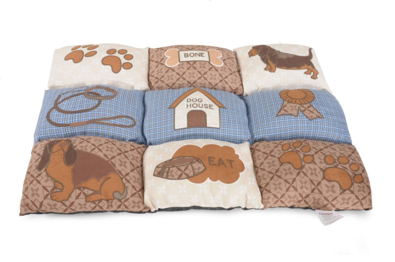 Лежанка для собак, голубая 55x80 см (CC017/A)