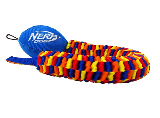 НЁРФ Мяч для регби с плетеным шлейфом 48 см