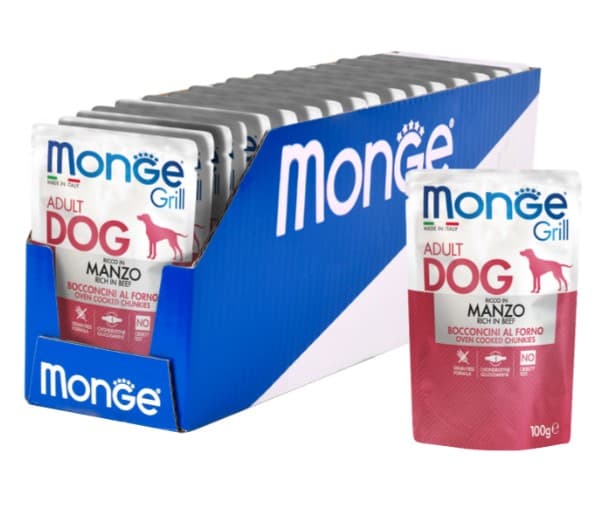 Влажный корм для собак Monge Grill Adult Dog Beef (говядина)