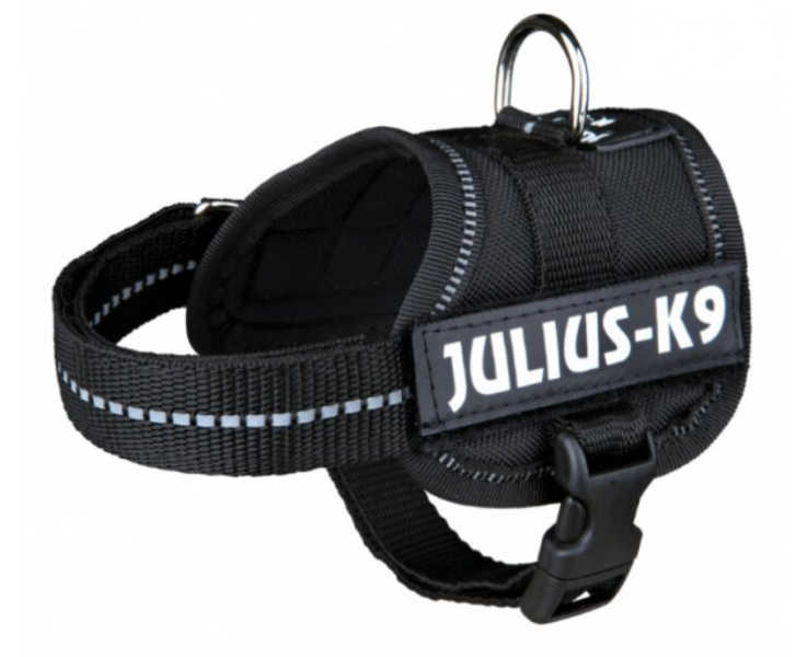 Шлейка тренировочная Julius-K9 "TRIXIE" (1/XS) 30-40 см, черный