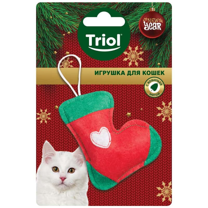 Игрушка для кошек NEW YEAR "Сапожок" Triol (22141043)