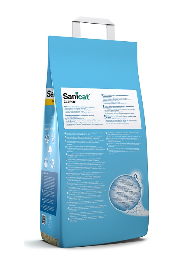Sanicat Classic unscented (без аромата)наполнитель для кошачьего туалета