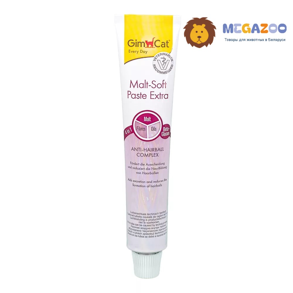 Еда для кошек с эффектом выведения шерсти GIMCAT Malt-Soft-Extra Professional