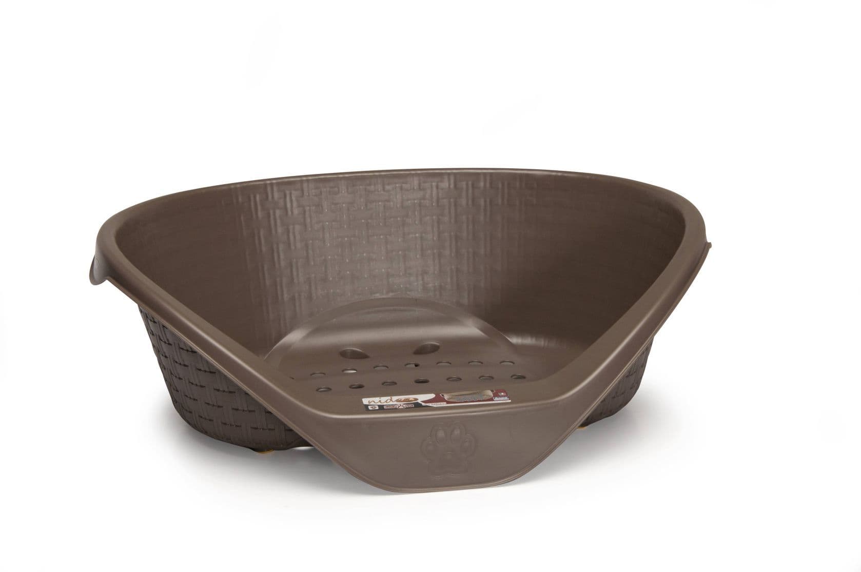 Корзина для собак темно-серая (без подушки)