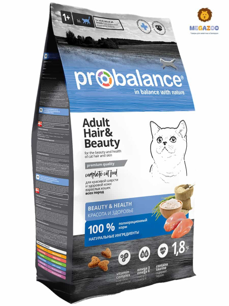 Сухой корм для кошек ProBalance Cat Hair&Beauty