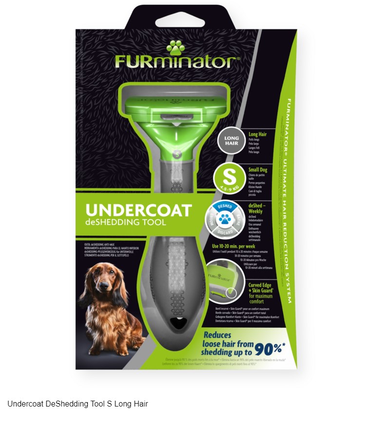 FURminator Undercoat Dog S Long Hair для собак мелких пород