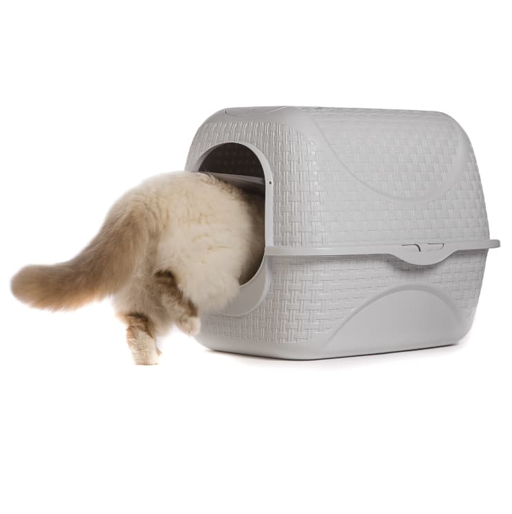 Био-туалет для кошек BAMA PET PRIVE, светло-серый
