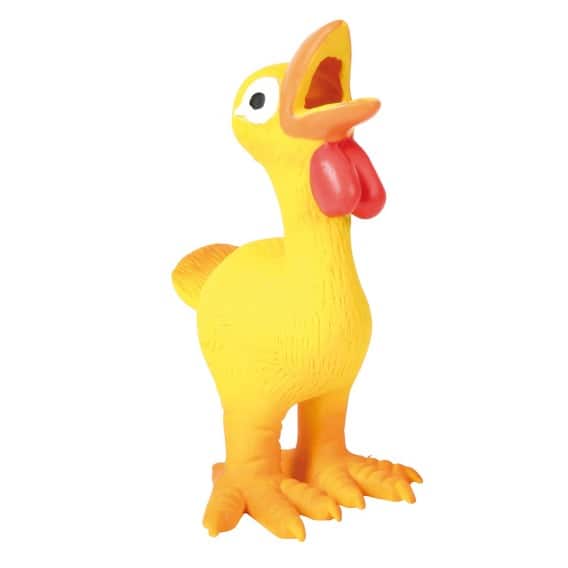 Набор игрушек для собак из латекса "TRIXIE" "Петух" со звуком 14 см (4 шт) (35267)