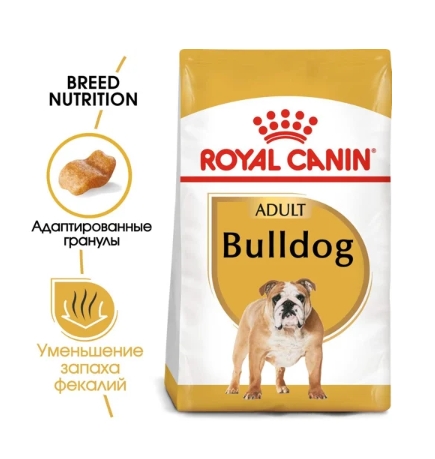 Еда для собак Сухой корм для собак Royal Canin Bulldog Adult