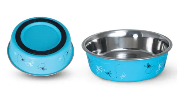 Миска металлическая "Стрекоза" TRIOL