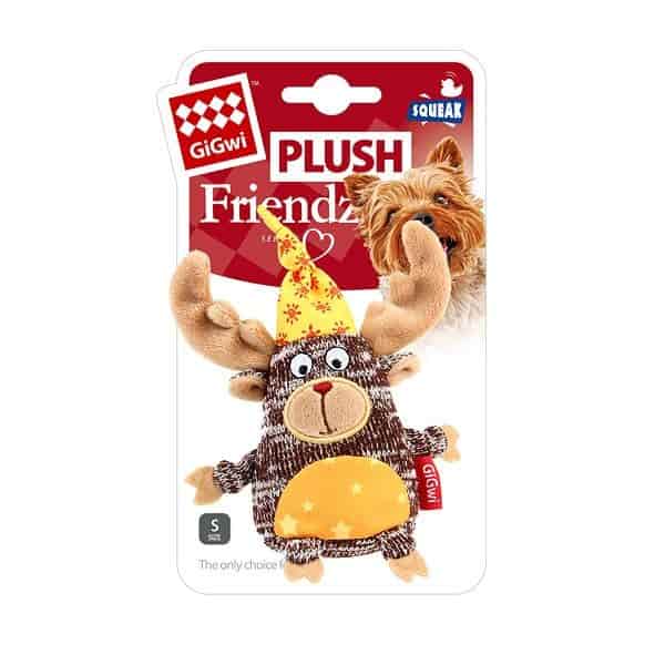 Игрушка для собак GiGwi "Лось с пищалкой" (75400)