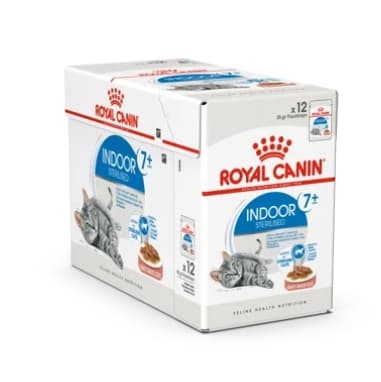 Влажное питание для кошек Royal Canin INDOOR STERILISED +7 в соусе