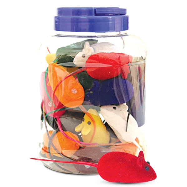 Игрушка для кошек "Мышь" 65 мм*45 шт (22181049)