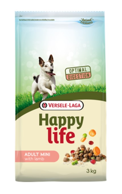 Рацион для собак мелких пород Happy Life Mini (ягненок)