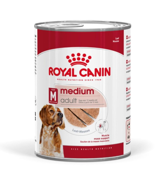 Влажный корм для собак Royal Canin Medium Adult (в паштете)