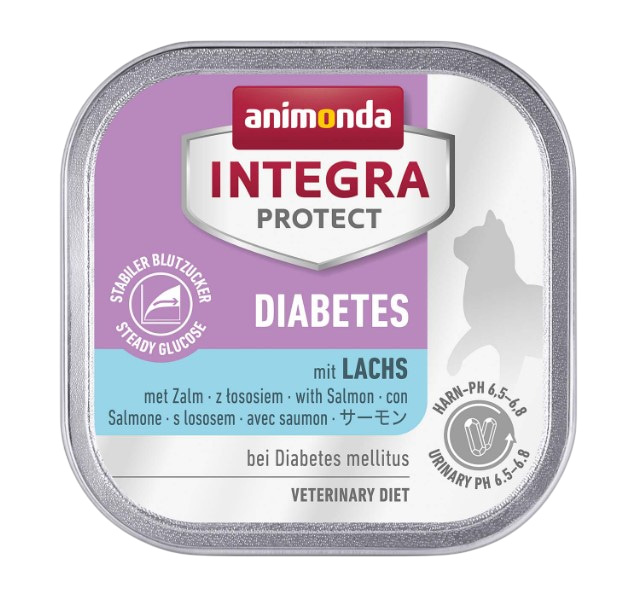Еда для кота Влажный корм для кошек Animonda INTEGRA Protect Cat Diabetes (лосось) 100 гр