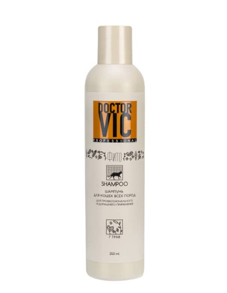 Шампунь "Doctor VIC" для кошек "7 трав" для кошек