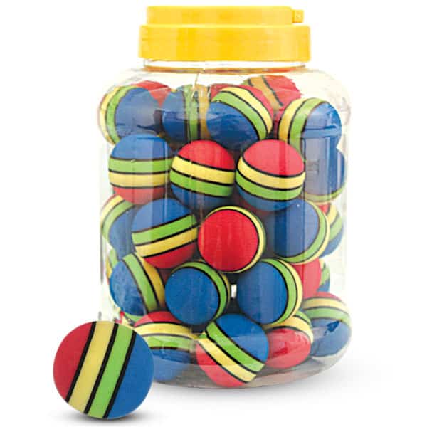 Игрушка для кошек "Мячик полосатый" 35 мм*50 шт (22181008)