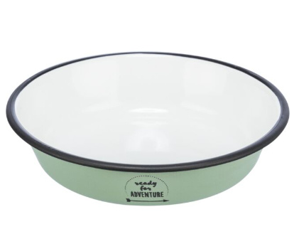 Миска металлическая для животных TRIXIE (зеленый)