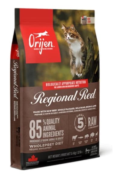 Пища для кота Сухой корм для кошек ORIJEN REGIONAL RED CAT