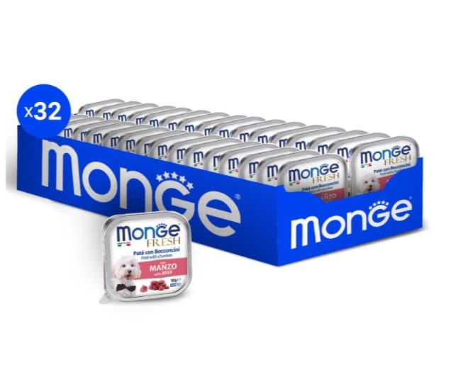 Паштет для собак Monge Fresh Dog Adult (говядина)