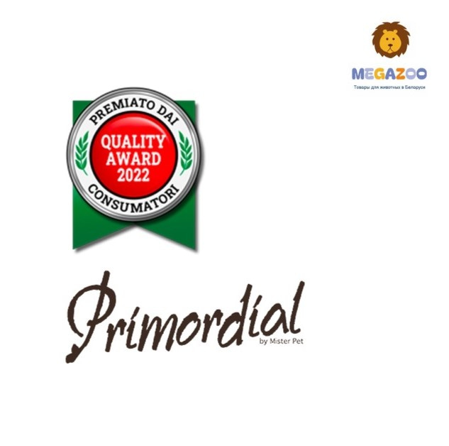 Еда для собак Primordial Dog Adult (буйвол, скумбрия)