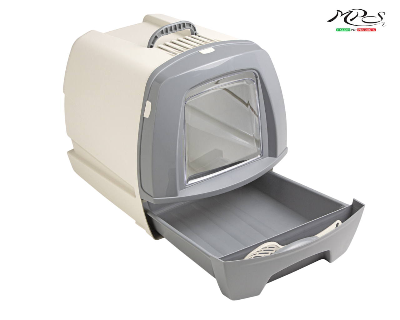 Закрытый кошачий туалет с выдвижным поддоном BOLLY