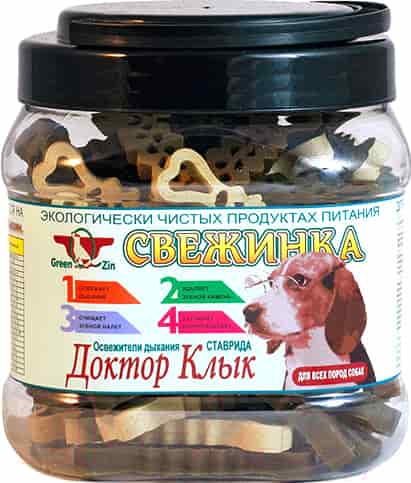 Лакомства для собак "Green Qzin" СВЕЖИНКА СТАВРИДА 480 г (306823)