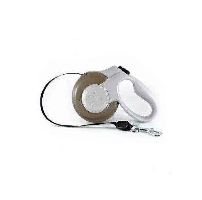 Поводок-рулетка для собак Fida Mars (лента), коричневая