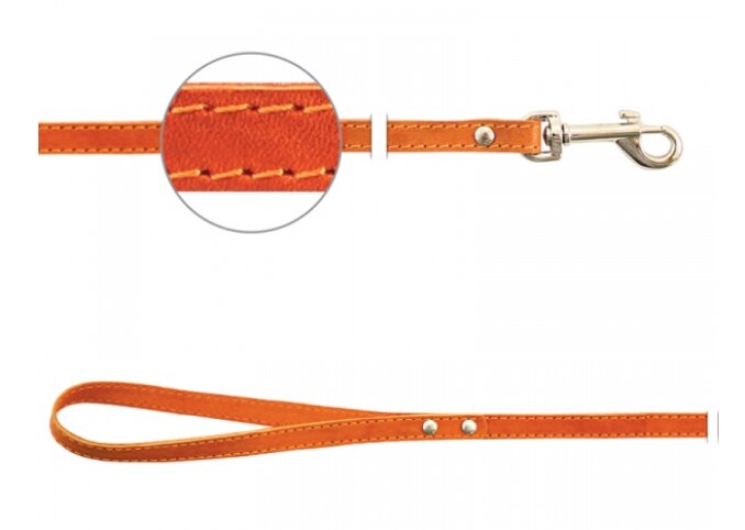 Поводок для собак кожаный Gamma 12*1300 мм (11032009)
