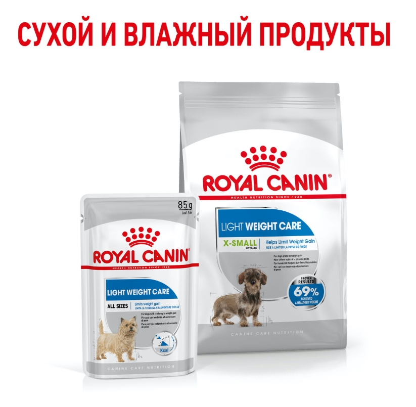 Питание для собак Royal Canin X-Small Light Weight Care