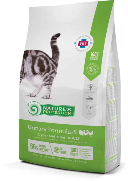 Nature's Protection Urinary Formula-S корм сухой для снижения повторного формирования струвитов