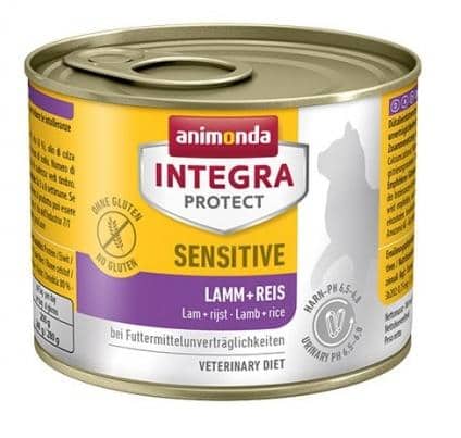Пресервы Animonda INTEGRA Protect (ягненок, рис) при аллергии у кошек